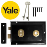 RIM SASHLOCK Old English Vintage Traditional Door Indoor Shed Mortice Black Lock