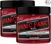 Manic Panic Cleo Rose Classic Creme Vegan Semi Permanent Hair Dye 2 x 118ml