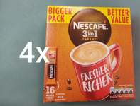 4x 16 sachets NESCAFE Original 3 in 1 CARAMEL  instant coffee (64 sachets) CHEAP