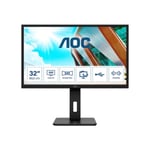 AOC Q32P2 - LED-skärm - QHD - 31.5"