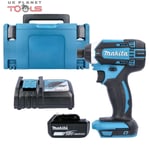 Makita DTD152 18V Impact Driver With 1 x 5.0Ah Battery, Charger, Case & Inlay