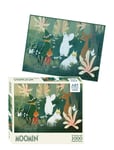 Moomin Art Puzzle - 1000 Pcs - Green Patterned Barbo Toys