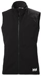 Helly Hansen Womens Paramount Softshell Vest, L, Black