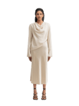 Ahlvar Gallery Zia Silk Blouse Beige