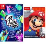 Just Dance 2022 (Nintendo Switch) + Nintendo eShop Card | 15 GBP voucher (Download Code)