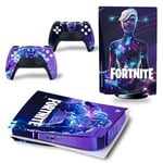 Autocollant Stickers de Protection pour Console Sony PS5 Edition Standard - - Fortnite (TN-PS5Disk-4286)