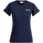 Swix Pace NTS T-skjorte Dame Dark Navy, XL