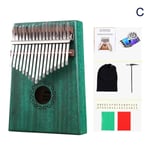 Gorgeous 17 Keys Kalimba(great Gifts) Multicolored Shipping C Green