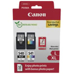 Canon Multipack PG-540 & CL-541 + 50 ark fotopapir 5225B013