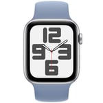 Apple SE GPS 44mm Silver Aluminium Sport Loop MREF3 - Unisex - 44 mm - Smartwatch - Digitalt/Smartwatch - Safirglas