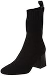 HUGO Women's Gaia Chelsea B70-Kn Ankle Boots, Black1, 10 UK