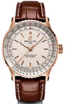 Breitling Watch Navitimer Automatic 41 18k Red Gold Leather