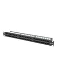 Lanberg PPU5-1048-B - patch panel - 1U - 19"