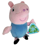 George Peppa Pig Stuffed Animal Soft Toy Blue 15cm Recycled Plush Gift For Kids