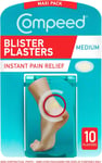 Compeed Medium Size Blister Plasters, Hydrocolloid Plasters, Foot Treatment, 4.2