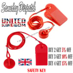 UK Universal Running Machine Safety Key Treadmill Magnetic Security Switch Lock
