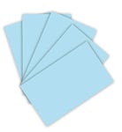 folia- Lot de 50 Feuilles de Papier à Dessin Bleu glacé 130 g/m² Format A3, 10263381
