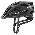 uvex i-vo cc MIPS - Lightweight All-Round Bike Helmet for Men & Women - MIPS System - Individual Fit - all Black - 56-60 cm