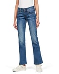 G-STAR RAW Women's Midge Bootcut Jeans, Blue (faded blue D01896-6553-A889), 23W / 26L