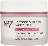 No7 Restore & Renew Face & Neck Multi Action Night Cream 50Ml