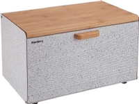 Klausberg wooden and steel bread box (KB-7466)