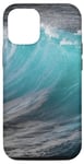 Coque pour iPhone 12/12 Pro Water Surf Nature Sea Spray mousse vague Ocean