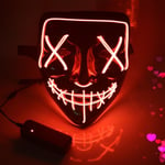 Halloween Led Light Mask Costume Supplies For Fest