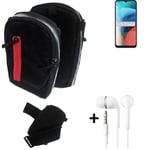 Shoulder bag / holster + earphones for Lenovo K13 Belt Pouch Case