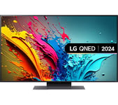 50" LG 50QNED86T6A  Smart 4K Ultra HD HDR QNED TV with Amazon Alexa, Silver/Grey
