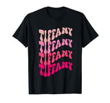 Tiffany First Name I Love Tiffany Vintage Groovy Birthday T-Shirt