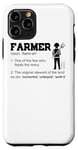 Coque pour iPhone 11 Pro Farmer One Of The Rares Who Feeds The Many - Funny Farming