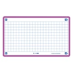 Skrivkort rutig | violett | A7 | Oxford | 80st