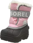Sorel Unisex Kids Kids Snow Commander Winter Boots, Red Cupid Toddler, 3 UK