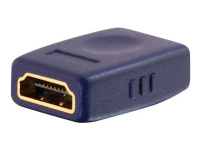C2G Velocity HDMI Coupler - HDMI-anslutning - HDMI hona till HDMI hona - blå