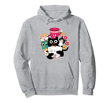 Earth Day Heart Earth Day Woman Coffee Nurse Cats Flower. Pullover Hoodie