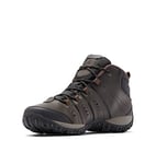 Columbia Woodburn II Chukka Omni-Heat Men's Waterproof Hiking Shoes, Brown (Cordovan x Garnet Red), 13 UK