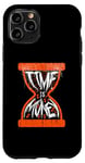 Coque pour iPhone 11 Pro Time Is Money Drip Dunk Motif Halloween Orange Noir