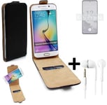 For Nokia X30 5G protective case cover bag + Earphones Flip Case Universal black