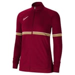 Nike Academy 21 Women's Track Jacket, womens, CV2677-677, Team Red/White/Jersey Gold/White, XXS