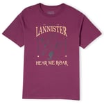 Game of Thrones House Lannister Men's T-Shirt - Burgundy - XXL - Burgundy