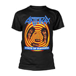 Anthrax Men's State of Euphoria Short Sleeve T-Shirt, Black, X-Large (Brand size: XL)