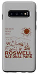 Coque pour Galaxy S10 Soucoupe volante OVNI du parc national de Roswell Meme Souvenir