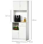 Tall Kitchen Storage Cupboard Cabinet Pantry Freestanding Storage Unit Furniture