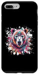 iPhone 7 Plus/8 Plus Polar Bear Head | Animal Portrait Popart Colorful Case