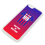 UNIGIFT Personalised Gift - Crystal Palace iPhone 6 / 6s Case (Clear Transparent, Football Club Design Theme) - Any Name/Message on Your Unique - Apple TPU Mobile Cover - The Eagles Glaziers