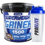 5KG ATLAS SUPER WEIGHT GAINER MASS & MUSCLE GAINER - CHOCOLATE + FREE DELIVERY
