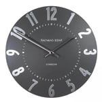 Thomas Kent Mulberry Wall Clock Graphite silver - 12 inch (30cm) John Lewis