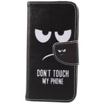 Etui for Samsung Galaxy S9 - Don't Touch My Phone - Svart