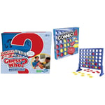 Guess Who? Original Guessing Board Game for Kids, Family Time Games for 2 Players & The Classic Game of Connect 4 Strategy Board Game; 2 Games for Kids Aged 6 and up; 4 in a Row