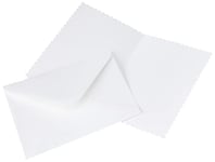 Papermania 5 x 7 Cartes/Enveloppes Festonnées (12PK 300Gsm) - Blanc
